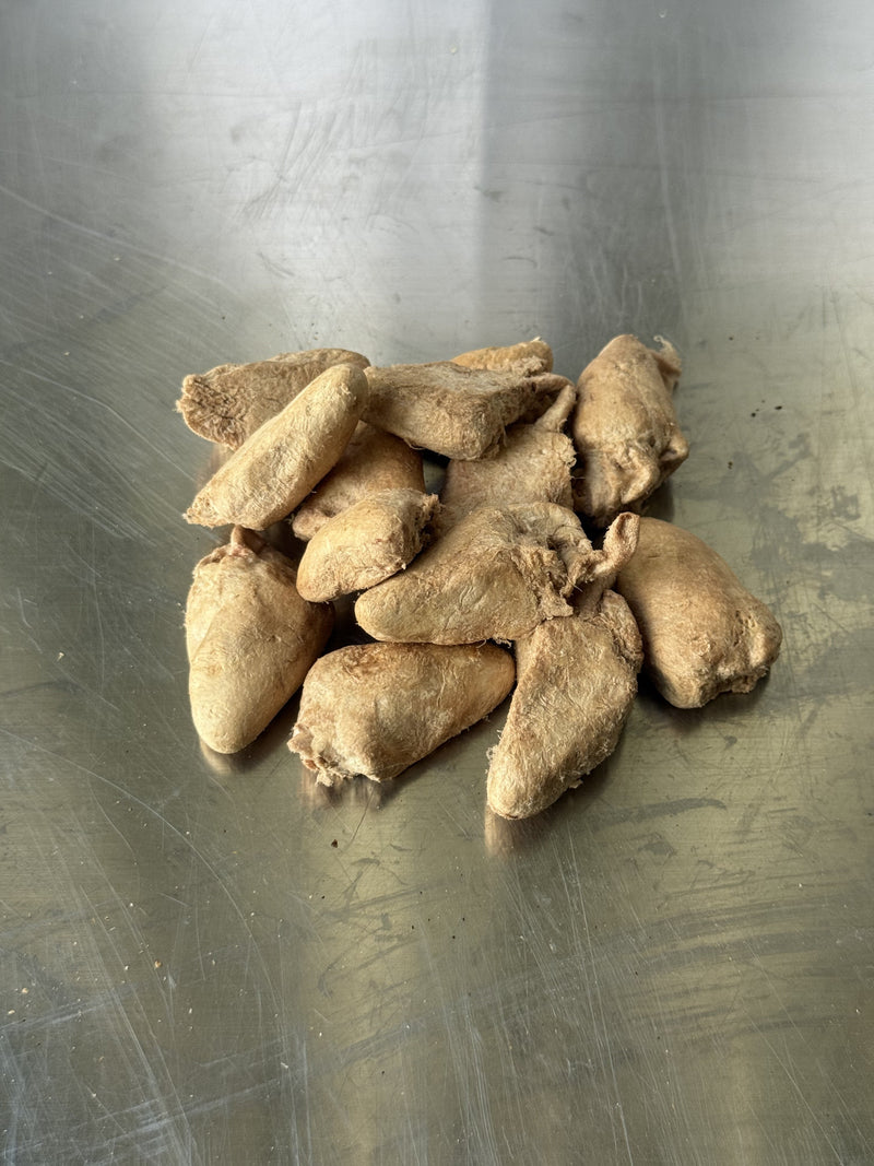 Chicken hearts, shown loose