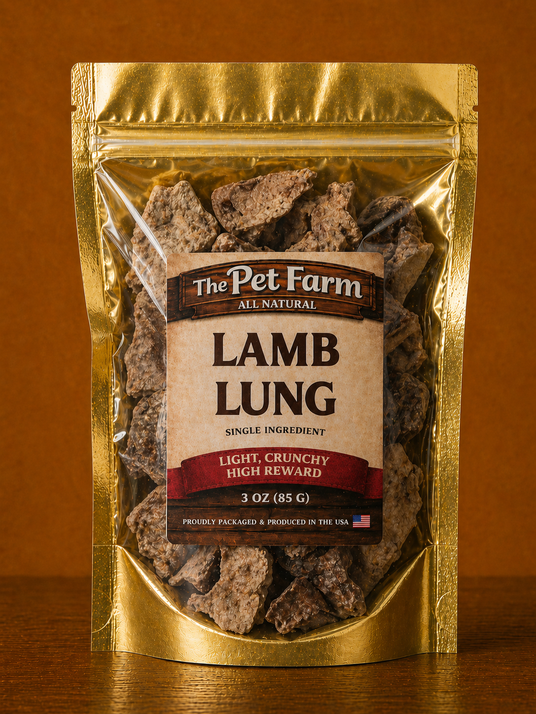 Lamb Lung Dog Treats