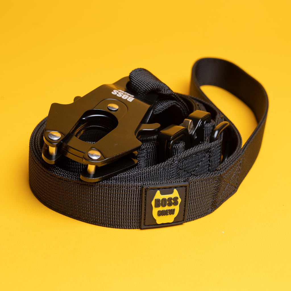 Quick Release Tactical Leash - Black