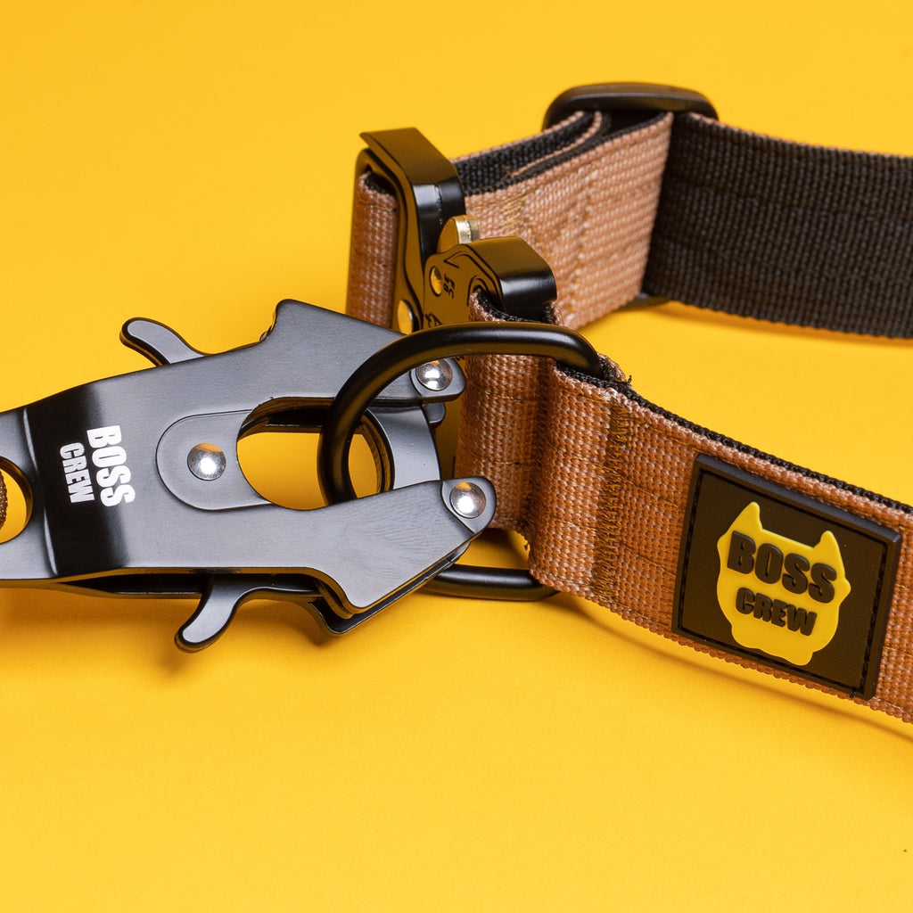 Quick Release Tactical Leash - Tan