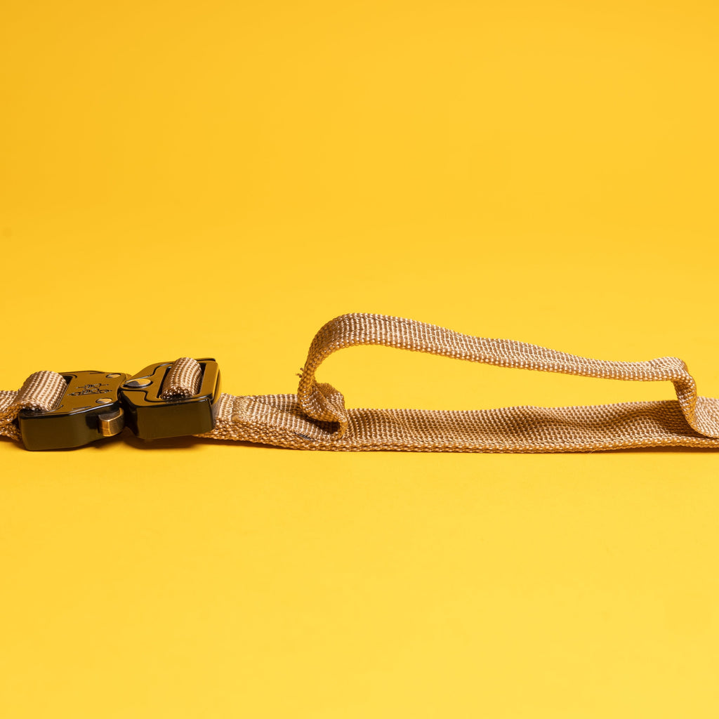Quick Release Tactical Leash - Tan
