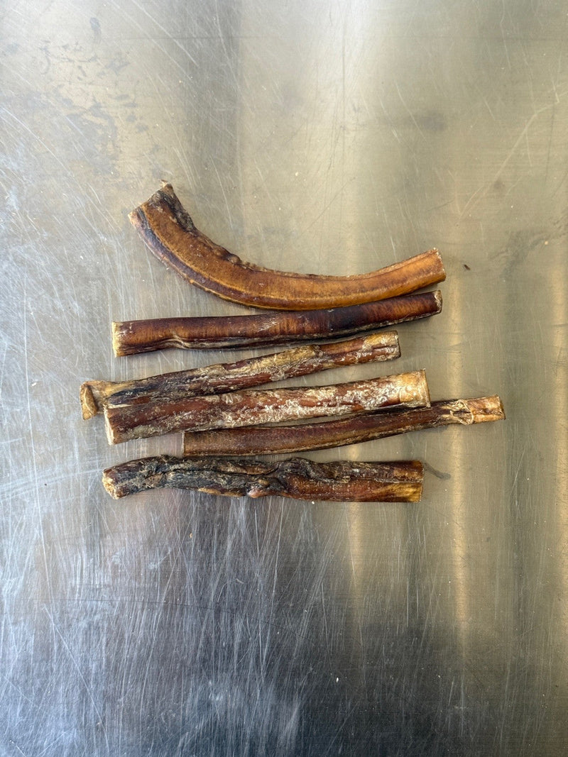 BEEF BULLY STICKS — the treats, shown loose (1 of 2)