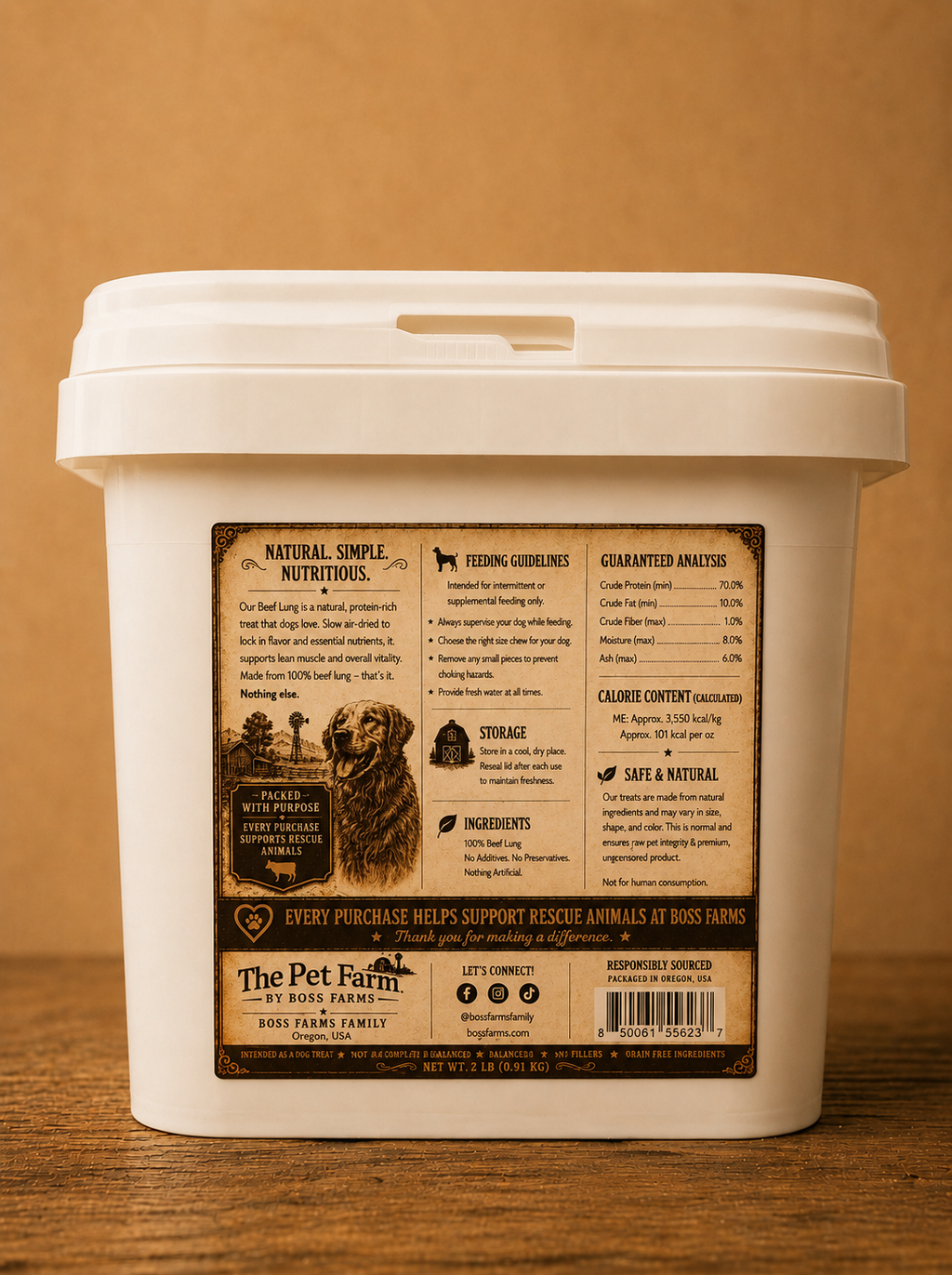 Beef Lung Bucket