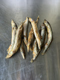 Capelin Fish Dog Treats — the treats, shown loose (1 of 3)