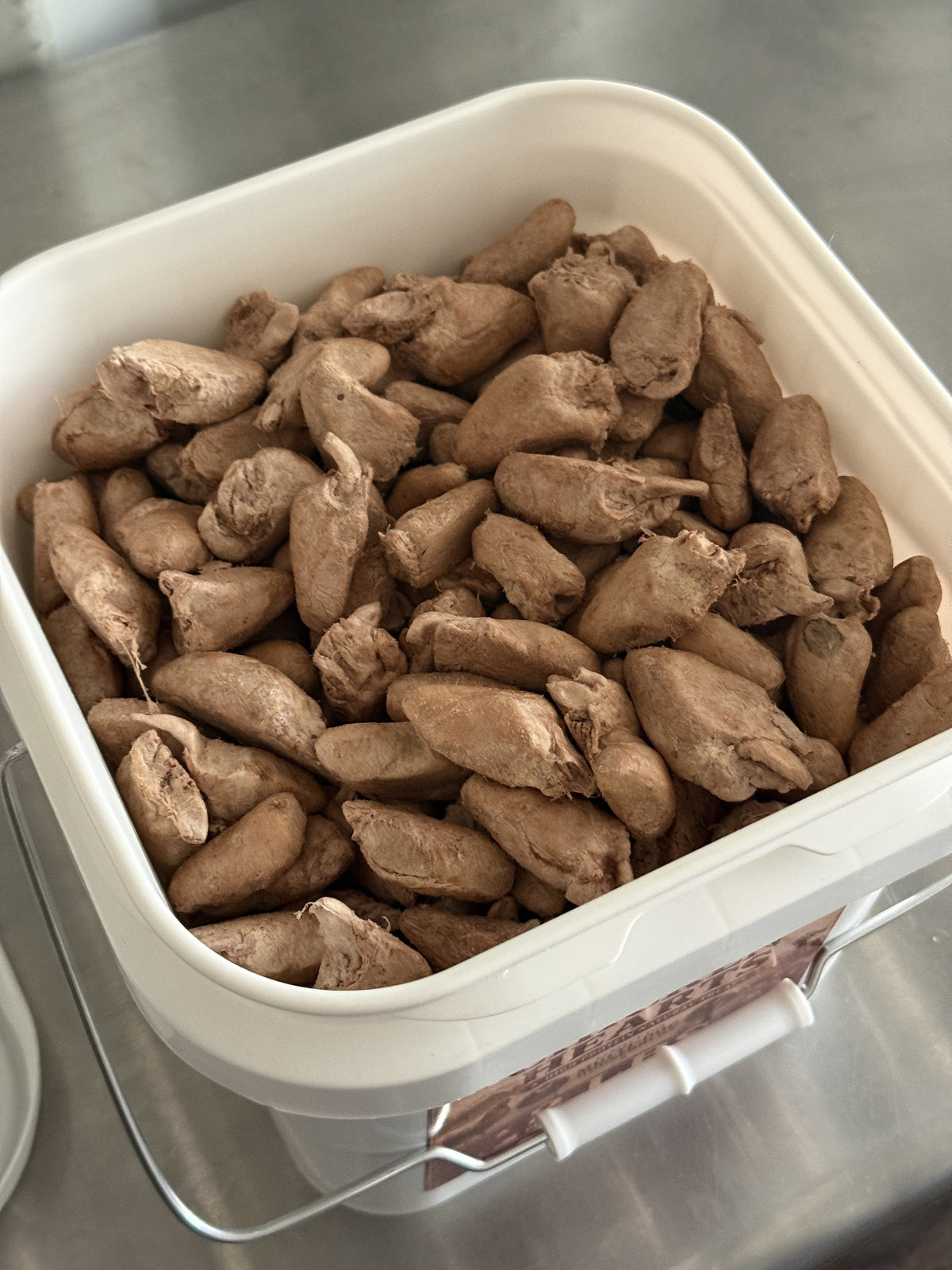 Chicken Heart Bucket — the treats, shown loose (1 of 3)