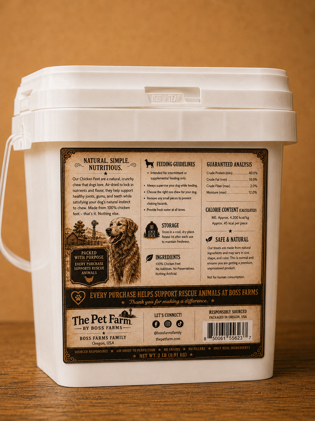 Chicken Feet Bucket