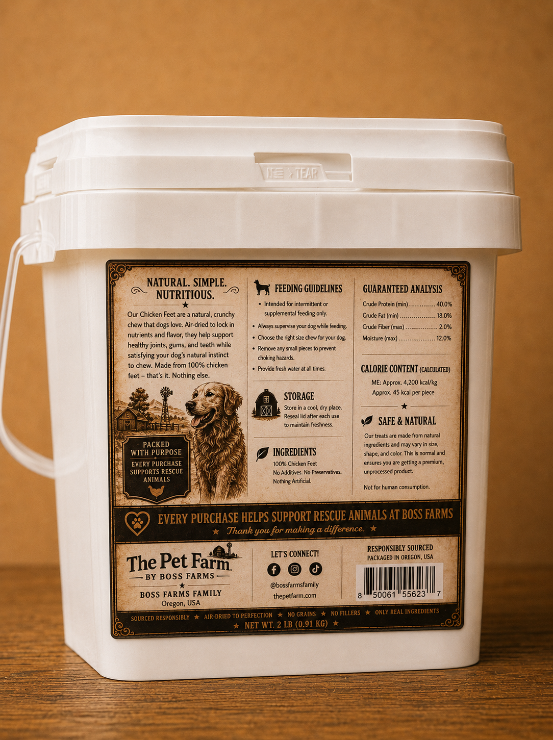 Chicken Feet Bucket