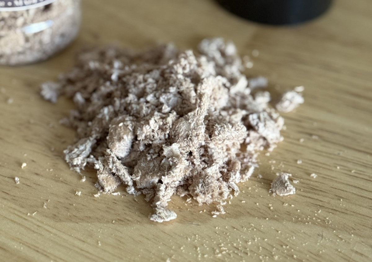 Food Bowl Toppers — Chicken Hearts crumble, shown loose