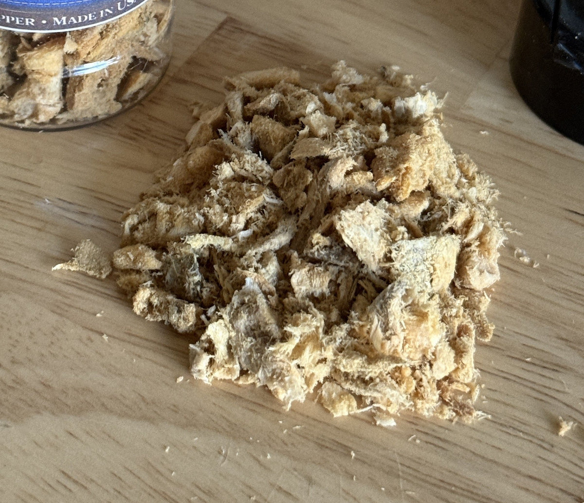 Food Bowl Toppers — Wild Salmon crumble, shown loose