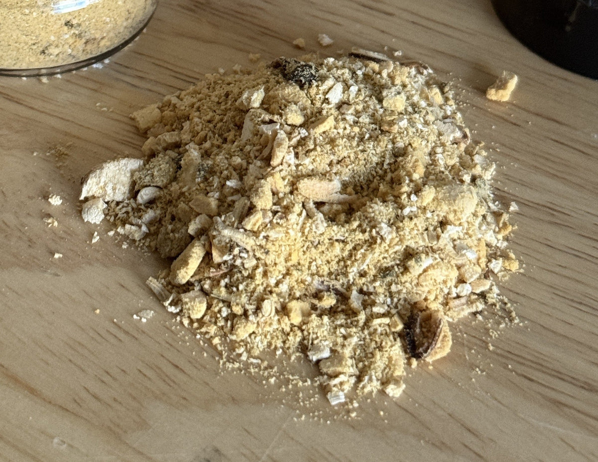 Food Bowl Toppers — Green Lipped Mussels crumble, shown loose