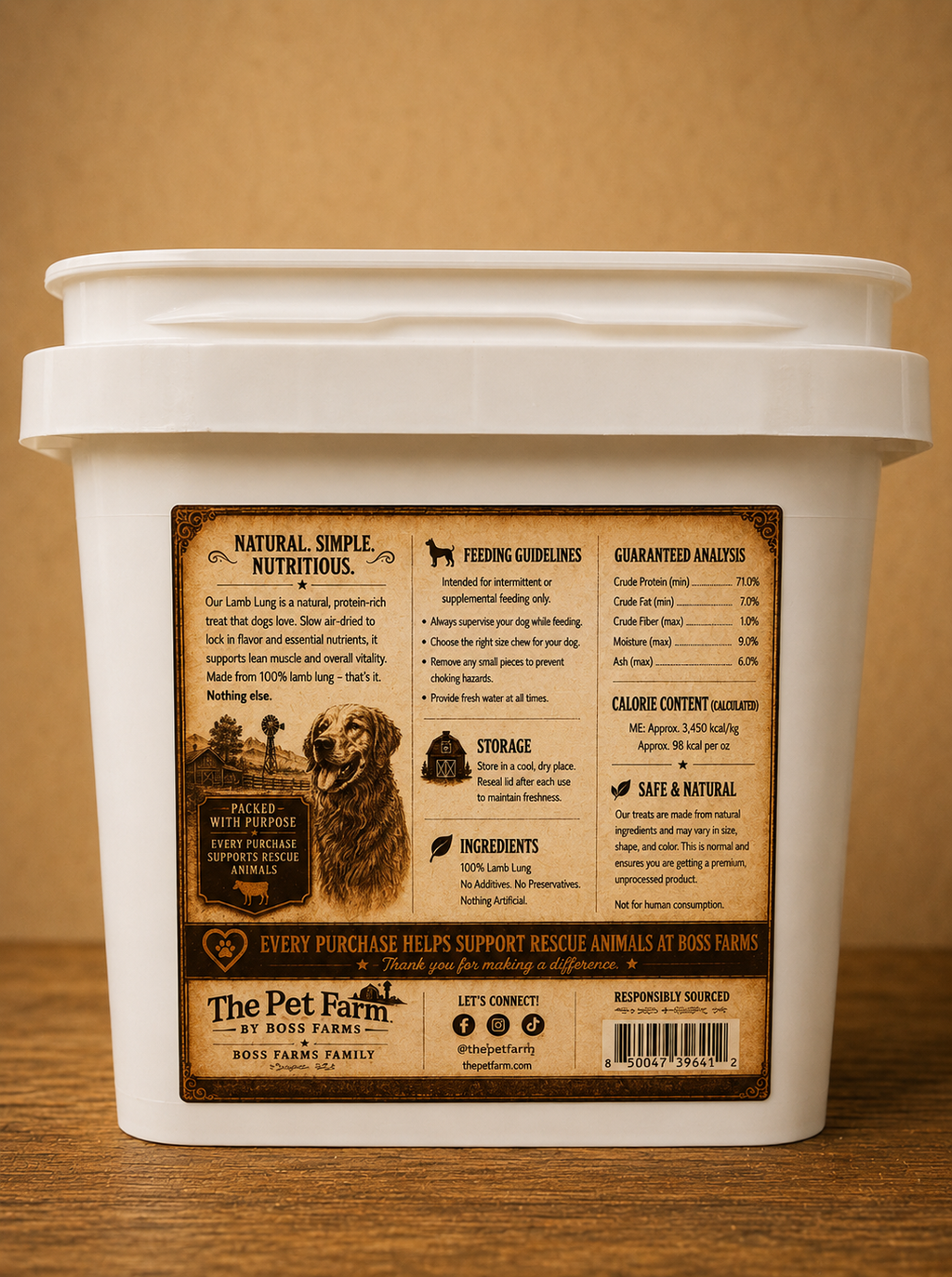 Lamb Lung Bucket