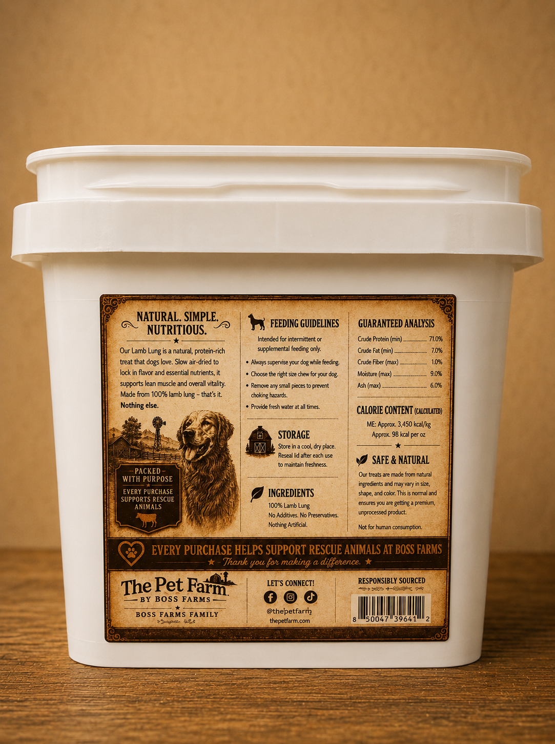 Lamb Lung Bucket