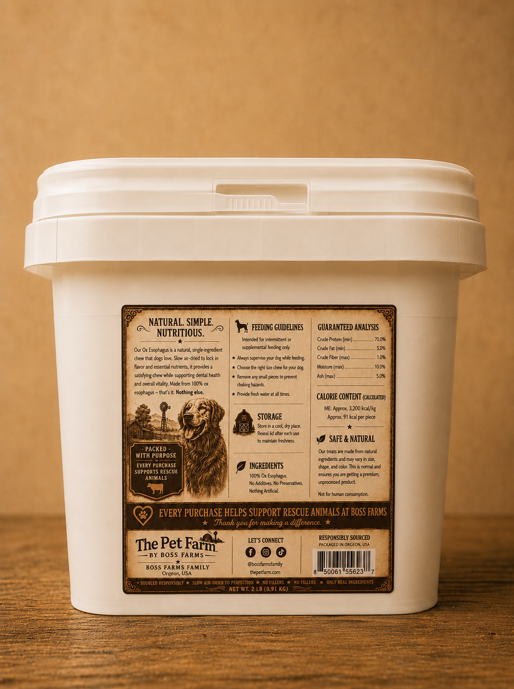 Ox Esophagus Bucket