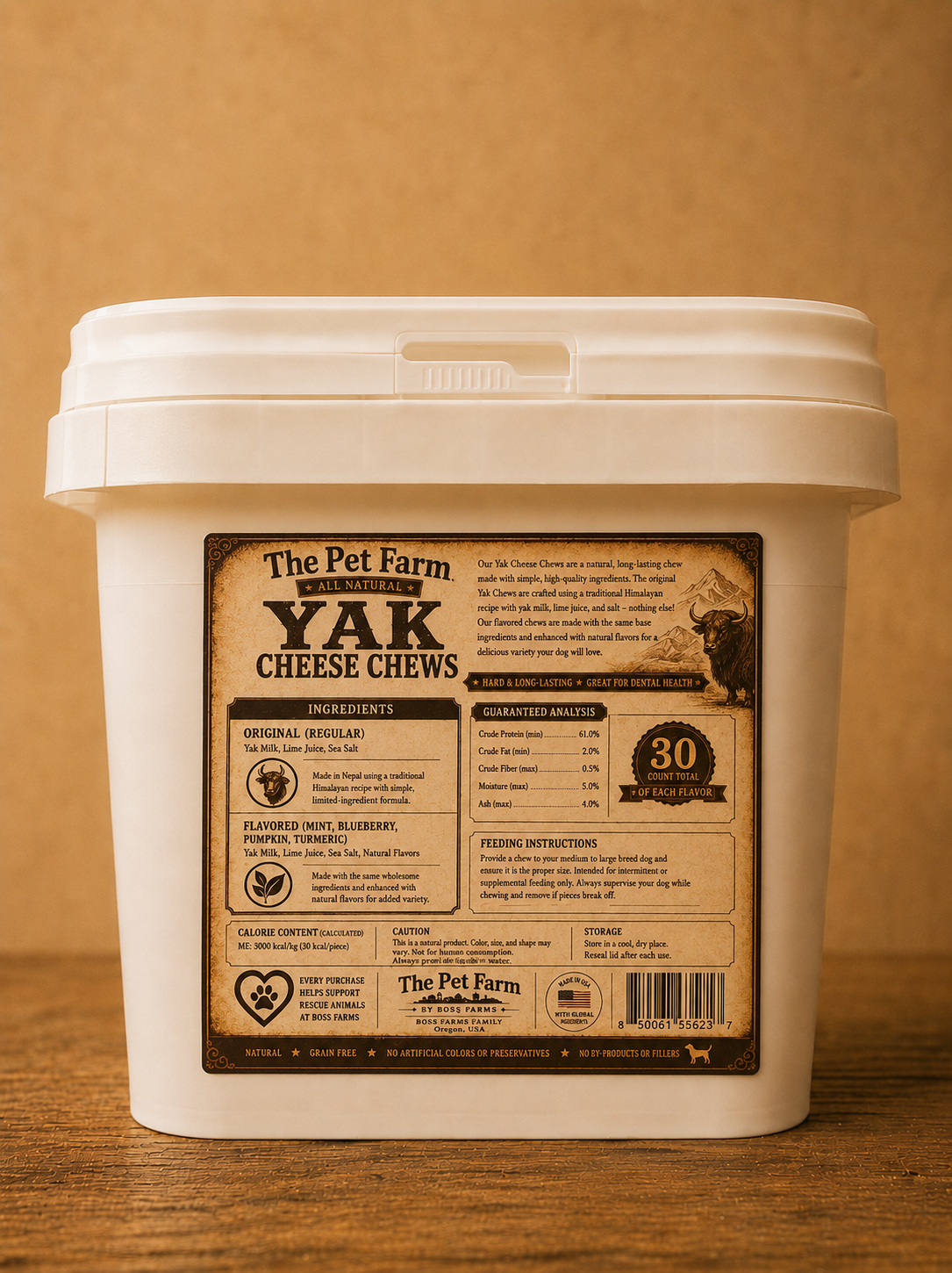 Yak Chews Bucket